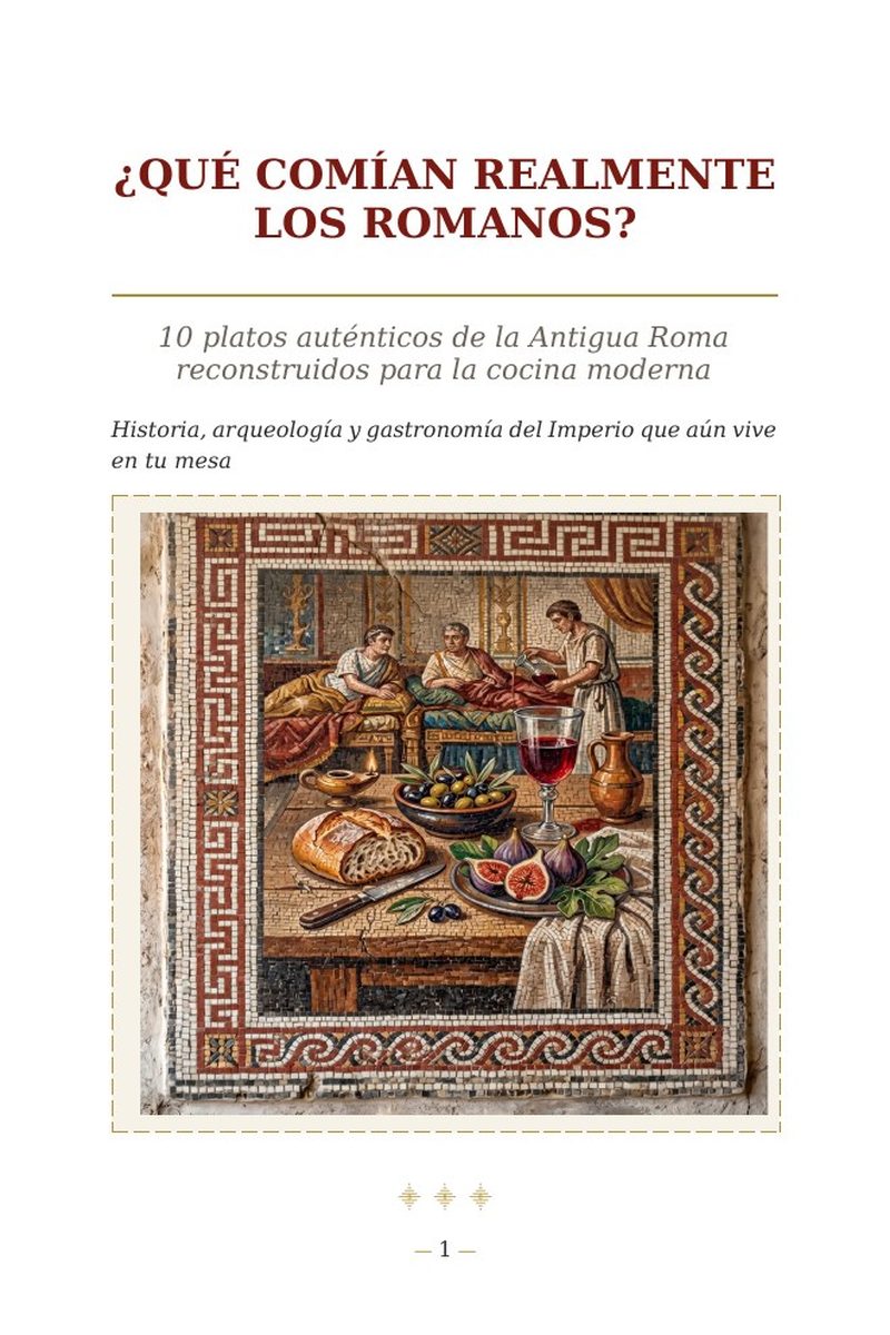Portada del libro ¿Qué comían realmente los romanos?