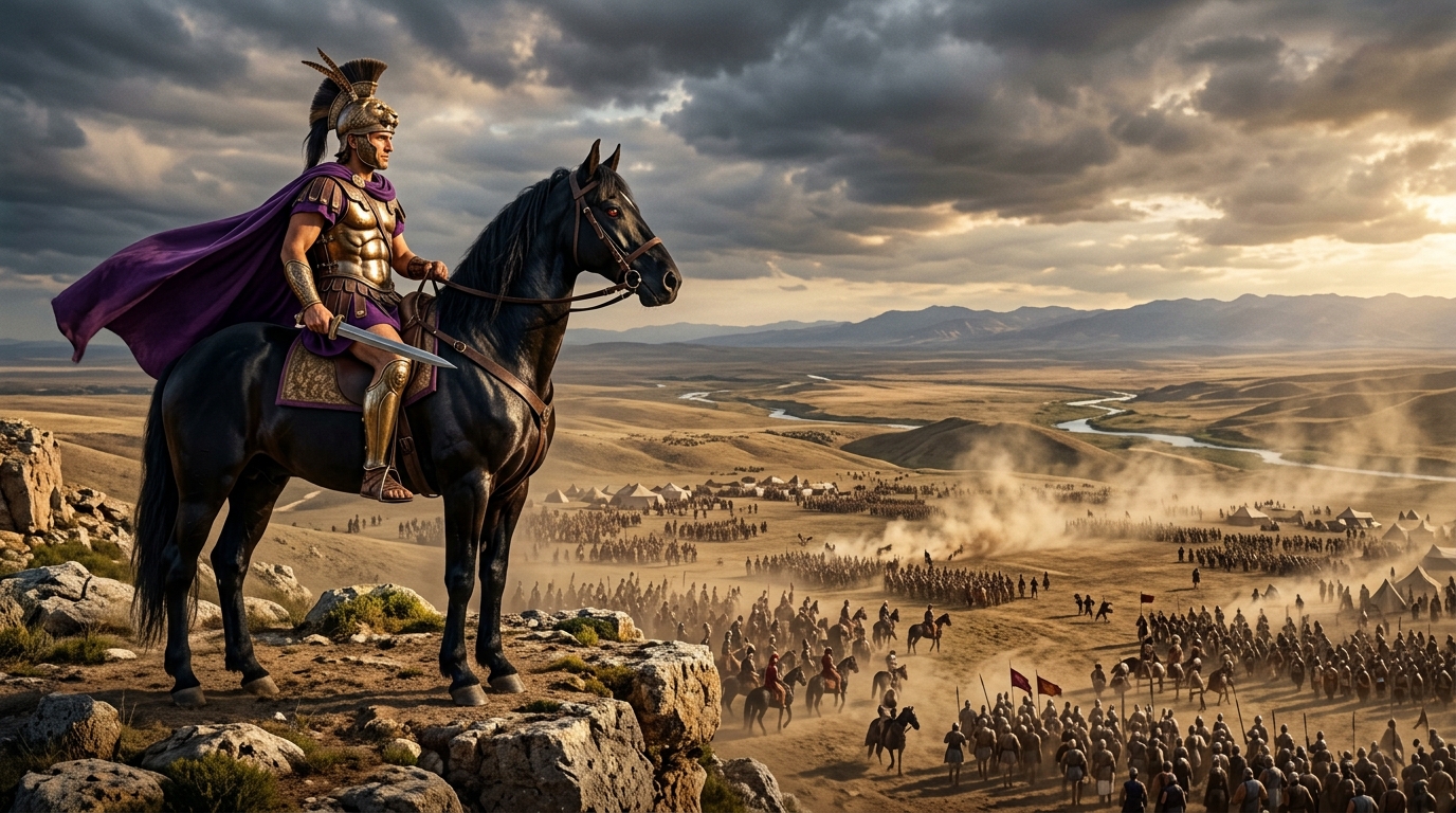 La batalla de Gaugamela