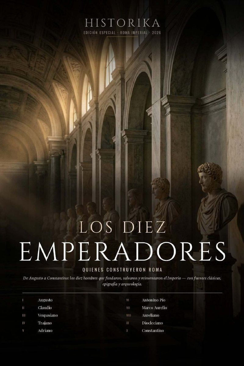 Portada de la revista HISTORIKA Los diez emperadores