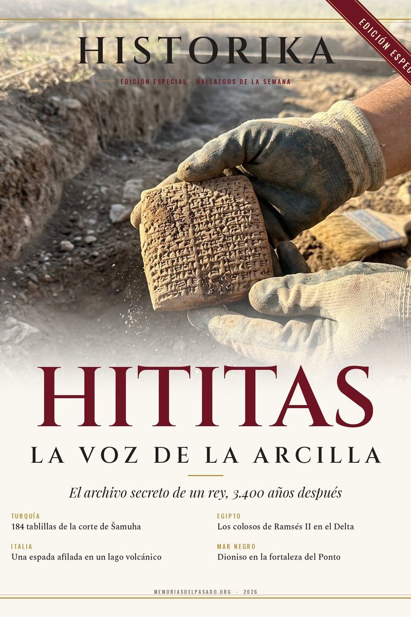 Portada de la revista HISTORIKA Hititas, la voz de la arcilla