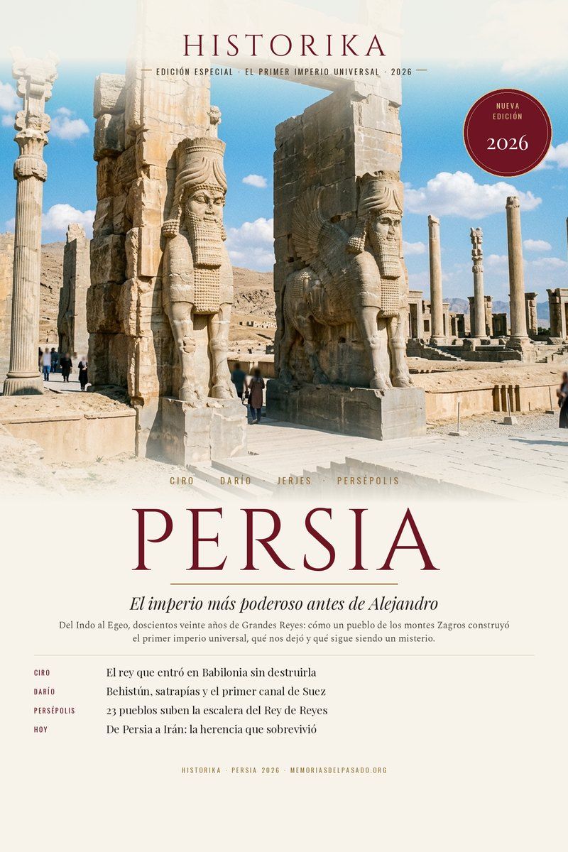 Portada de la revista Persia: el Imperio aqueménida