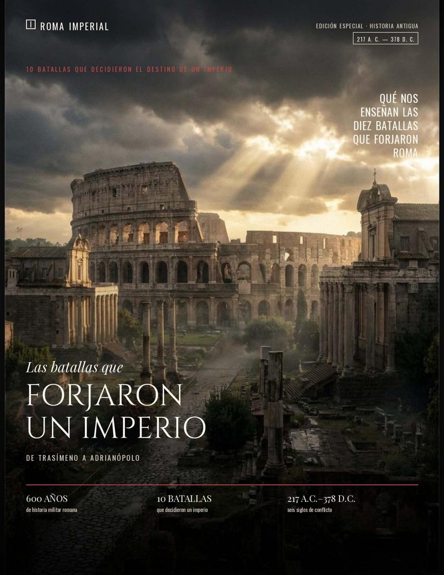 Portada de la revista Roma Imperial: Las Batallas que Forjaron un Imperio
