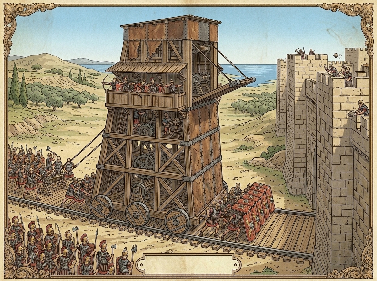 Torres de asedio romanas